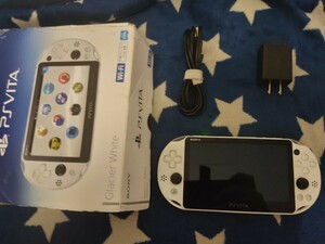 送料無料fw3.60 SONY Ps Vita white PCH-2000 プレイステーション ヴィータ 16gbメモリ