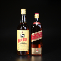 ZB162 ホワイトホース WHITE HORSE Johnnie Walker ジョニーウォーカー Red Label スコッチ ウィスキー 2本セット／未開封品！ｚ_画像10