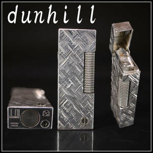 ZB180 【dunhill】 ダンヒル ガスライター 銀色／美品！ｒ