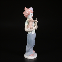 CF099 LLADRO 【リヤドロ】 磁器人形 美少女ピエロ 置物 高19.2㎝／美品！ｈ_画像3