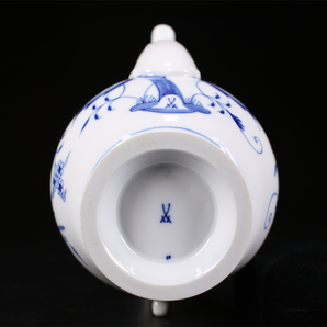 CE668 MEISSEN 【マイセン】 カップ＆ソーサー 5組 ポット 11点セット／美品！ｚｎの画像10