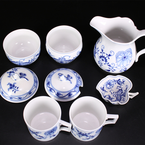 CE673 MEISSEN 【マイセン】 カップ ポット 6点／美品！ｚの画像9