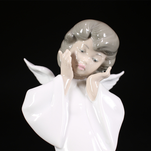 CE834 LLADRO 【リヤドロ】 磁器人形 天使 置物 高27㎝／美品！ｚの画像6