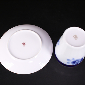 CE877 【OKURA】 大倉陶園 ティーカップ 皿 2種 2点セット／美品！ｈの画像8