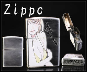 ZB159 ジッポー 【Zippo】 オイルライター 和美人図／美品！ｒ