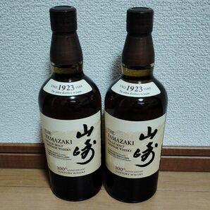 サントリー 山崎 ノンエイジ 700ml 2本 100周年記念ラベル 箱なし