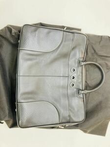 【4d44】 ダンヒル　ビジネスバッグ 黒 A4 ブリーフケース オールレザー PC 手提げ　斜め掛け　書類鞄　メンズ ハンド ショルダーバッグ