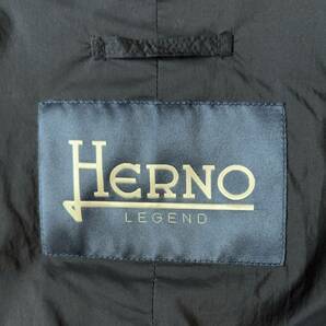 未使用 HERNO ヘルノ レジェンドライン ダウン ベスト サイズ 50 ブラック HERNO LEGENDの画像6