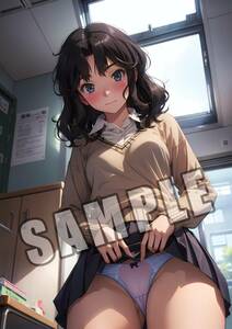 548 アマガミSS 棚町薫 同人 A4サイズ アニメ ポスター 高品質 anime 美少女 制服 イラストアート セクシーアート 