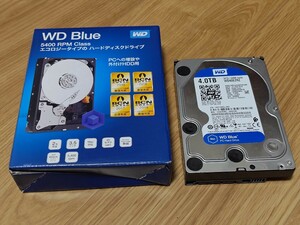 WesternDigital ウエスタンデジタル 3.5インチ SATA HDD ハードディスク WD40EZRZ 4TB ④
