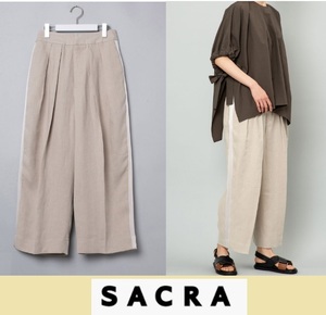 近年品美品/SACRA/サクラ/サイドラインデザインサマーパンツ/価格 35,000円（税抜）