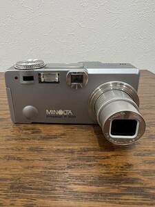 通電確認【MINOLTA ミノルタ】DIMAGE F300/AREA-AF/5.0MEGA PIXELS/単三乾電池/デジタルカメラ　コンパクトデジタルカメラ◆管No3666