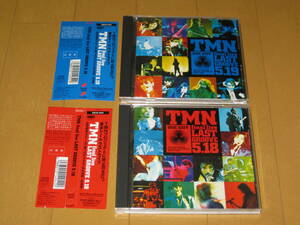 TMN final live LAST GROOVE 5.18 5.19 2枚セット TM NETWORK ライブアルバム 小室哲哉 宇都宮隆 木根尚登 帯付 ステッカー付き