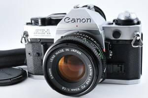 Canon キャノン AE-1 PROGRAM + FD 50mm 1.8 #332A 現状品ジャンク