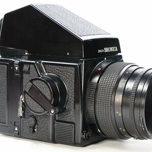 通電OK ZENZA BRONICA GS-1 + ZENZANON-PG 100mm F/3.5 レンズセット 空シャッターOK 付属品 中古の画像3