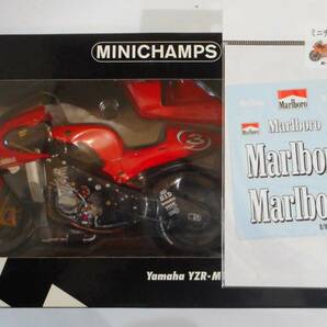 【M.ビアッジ ・Marlboroデカール付き】1/12 ヤマハ YZR-M1 MotoGP 2002【ミニチャンプス】M.Biaggiの画像1