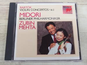 CD / Violin Concerti 1 & 2 / Bartok, Midori他 /『D24』/ 中古