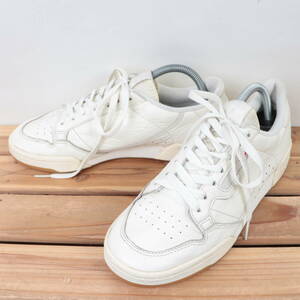 z1451 アディダス コンチネンタル80 US7 1/2 25.5cm/クリーム 白 adidas CONTINENTAL 80 メンズ スニーカー 中古