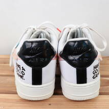 z1705 ナイキ エアフォース1 グッド ゲーム US8.5 26.5cm/白 ホワイト 黒 ブラック NIKE AIRFORCE1 GOOD GAME メンズ スニーカー 中古_画像5