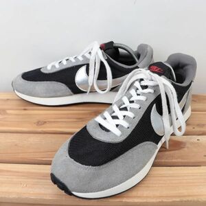 z1667 ナイキ デイブレイク US9.5 27.5cm/黒 ブラック 灰 グレー 銀 シルバー NIKE DAYBREAK SP メンズ スニーカー 中古