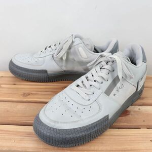 z1673 ナイキ エアフォース1 タイプ US10 28.0cm/灰 グレー NIKE AIRFORCE1 TYPE AF1 LOW メンズ スニーカー 中古