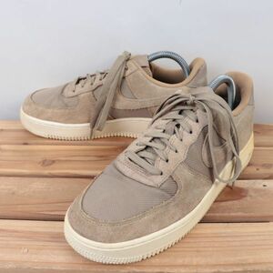 z1822 ナイキ エアフォース1 US7 25.0cm/ベージュ タン系 NIKE AIRFORCE1 AF1 LOW メンズ ユニセックス スニーカー 中古