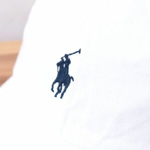 rlsc1【美品】ポロ ラルフローレン 白 ホワイト POLO RALPH LAUREN ポニー ワンポイント キャップ CAP 帽子 ブランド 中古 古着 正規品の画像5