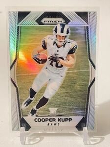 NFL Cooper Kupp 2017 Panini Prizm RC Prizm Silver Base #203 Los Angeles Rams WR