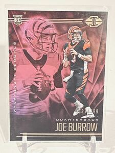 NFL Joe Burrow 2020 Panini Illusions RC Pink /399 #5 Cincinnati Bengals QB 399枚限定