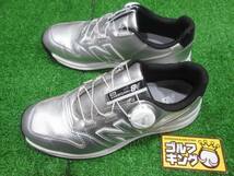 GK鈴鹿☆中古382 【24.0】 NEW BALANCE GOLF★WGBS996Z★スパイクレス★シルバー系★ダイヤル式★_画像1