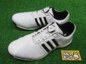 GK鈴鹿☆中古434 【28.0】 【良品】ADIDAS★F34188 TOUR360 XT-SL BOA★ホワイト系★ダイヤル式★スパイクレス★