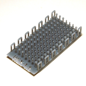 1.5mm六角ボルト&ナット 1シート(ボルト、ナット各45個、ナットのみ 15個)）3Dプリンタ出力品 ディテールアップパーツ の画像2