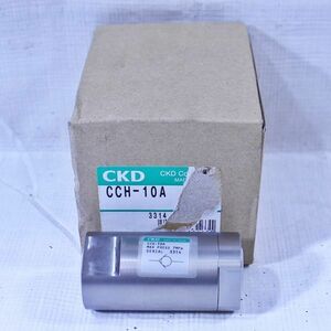 【新潟発】CKD チェック弁 CCH-10A 3/8 Rcねじ 液体用 クーラント液 水 高圧対応 耐腐食性 耐摩擦性 クーラント制御 ステンレス 工具 中古