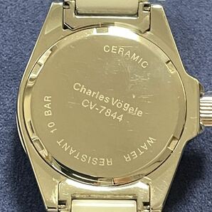 中古レディース腕時計 Charles Vgele シャルルホーゲル セラミック CV-7844 クオーツ (4.14)の画像9