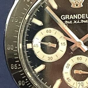 中古メンズ腕時計 GRANDEUR グランドール OSC031 日本製 クロノグラフ クオーツ (多針アナログ）(4.24)の画像7