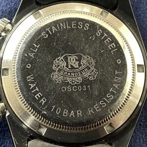 中古メンズ腕時計 GRANDEUR グランドール OSC031 日本製 クロノグラフ クオーツ (多針アナログ）(4.24)の画像8