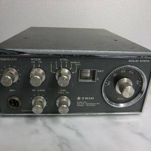 TRIO トリオの６ｍ AM・FMトランシーバー TR-5000です。動作確認できていませんのでジャンク扱いノークレームでお願いします。の画像2