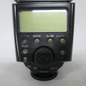 【h Y0949】 Canon SPEEDLITE 580EX スピードライト ソフトケース付き 通電・液晶表示OK 詳細動作未確認 ストロボ キャノン ジャンクの画像4