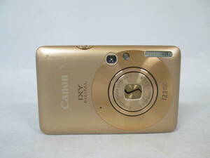 【h Y0982】 キャノン Canon IXY DIGITAL 210 IS ZOOM LENS 5.0-17.9mm 1:3.2-5.8 バッテリー付き ゴールド デジタルカメラ 通・動作未
