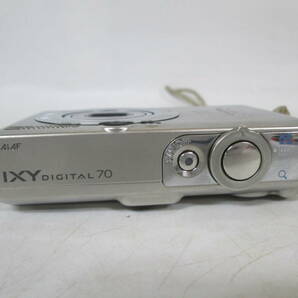 【h Y0983】 Canon IXY DIGITAL 70 5.8-17.4mm 1:2.8-4.9 コンパクトデジタルカメラ デジカメ 通電・動作未確認 本体のみ ジャンクの画像5