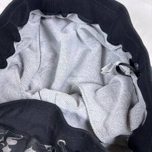 美品 Roen ロエン スウェットパンツ 髑髏 ドクロ スカル 大きいサイズ 3L 刺繍 ロゴ 総柄 イージーパンツ ブラック ドローコード ゴム紐の画像4
