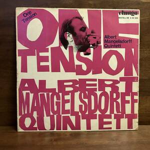 【LP】Albert Mangelsdorff Quintett / One Tension（Amiga）※アルベルト・マンゲルスドルフ