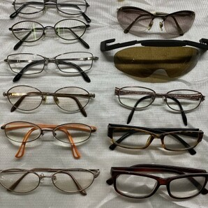 A5-133 ジャンク 眼鏡 メガネ サングラス 老眼 メガネフレーム 度付き など 53個 まとめセット Ray Ban イブサン ショパール PERSON’Sの画像4