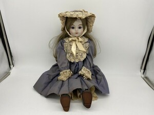 B5-087 現状品 ビスクドール コレクターズドール A-122 シリアル入り 34/100 Collector’s Doll 全長約58cm 西洋人形