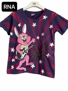 【美品】RNAバックプリント半袖Tシャツ　アールエヌエー