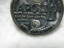 9★アメリカ　APOLLO11/アポロ11　記念メダル　STERLINGの刻印あり　初の月面着陸　1969.7.20　重さ16.3ｇ直径31㎜★_画像9
