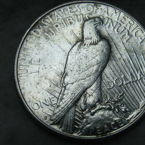 18★アメリカ 1ドル銀貨 ピースダラー 1922 重量26.8ｇ 直径38㎜★の画像4