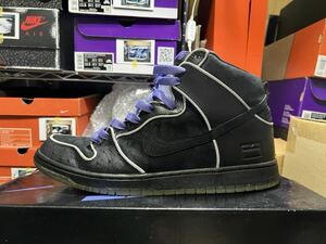 Nike SB Dunk High Black Purple Box 30cm パープルボックス　2016