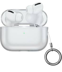 AirPods Pro 2 用 ケース 第二世代 用 充電ケースカバー クリア 全面保護 落下防止 耐衝撃 装着充電可能 ストラップ付き 透明