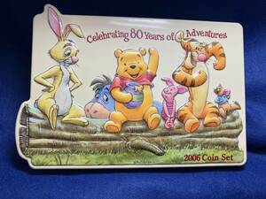 Winnie the Pooh and Friends Celebrating 80 Years of Adventures 2006年コインセット